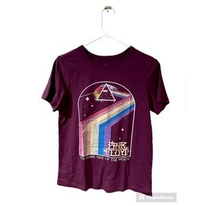 Maroon-ish Pink Floyd tshirt, size xsmall